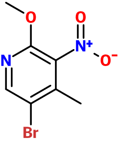 (image for) MC080018 5-Bromo-2-methoxy-4-methyl-3-nitropyridine